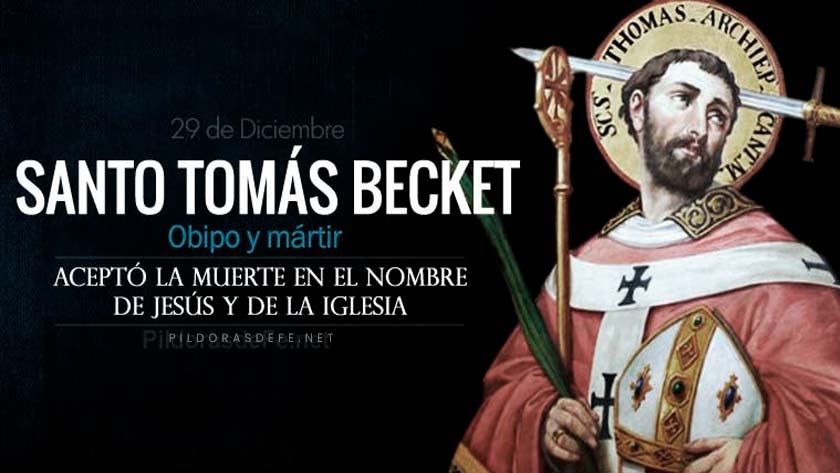santo tomas becket obispo martir biografia vida