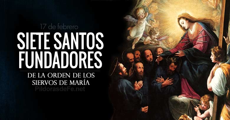 siete santos fundadores de la orden de los siervos de maria