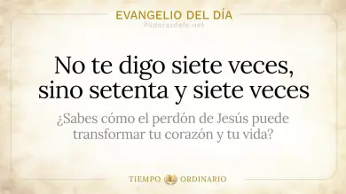 Evangelio de hoy Jueves 13 de Agosto 2026: Mateo 18,21-19,1