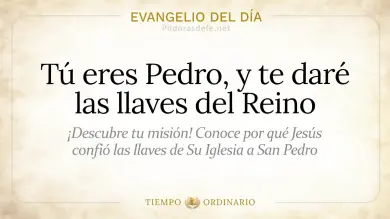 Evangelio de hoy Lunes 29 de Junio de 2026: Mateo 16,13-19
