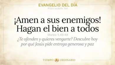 Evangelio de hoy Martes 16 de junio 2026: San Mateo 5,43-48