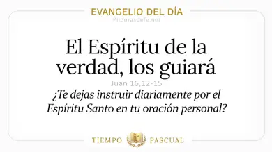 Evangelio de hoy Miércoles 13 de Mayo 2026: Juan 16,12-15