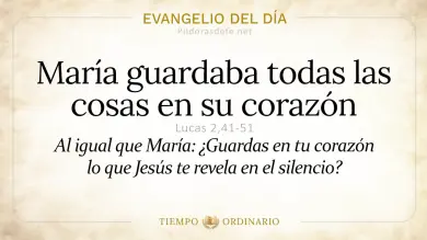 Evangelio de hoy Sábado 13 de junio 2026: San Lucas 2,41-51