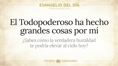 Evangelio de hoy Sábado 15 de Agosto 2026: Lucas 1,39-56