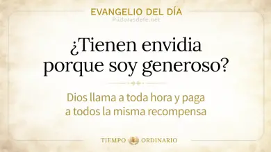 Evangelio de hoy Domingo 20 de septiembre de 2026: Mateo 20,1-16