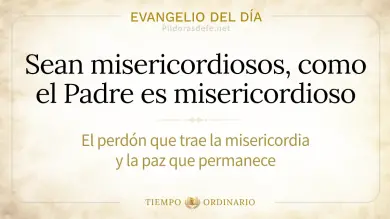 Evangelio de hoy Jueves 10 de Septiembre 2026: Lucas 6,27-38