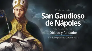 San Gaudioso de Nápoles, Monje y Obispo: Biografía y vida
