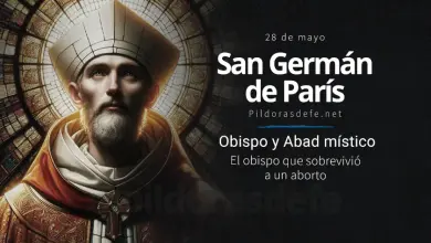 San Germán de París, Abad y obispo: Sobreviviente de un aborto