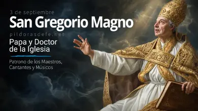 San Gregorio Magno, Papa monje que socorrió a Roma y llevó el Evangelio a Inglaterra