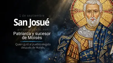 San Josué, Patriarca del Antiguo Testamento que introdujo a Israel en Canaán, su tierra