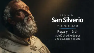 San Silverio, Sumo pontífice que fue Mártir del exilio