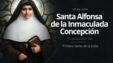 Santa Alfonsa de la Inmaculada Concepción: Abogada contra enfermedades