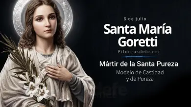 Santa María Goretti, la joven virgen y valiente mártir de la santa pureza cristiana