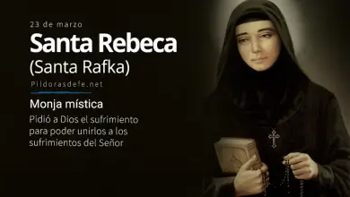 Santa Rebeca de Himlaya (Rafka) Monja maronita que se dedicó a la oración por la salvación de las almas