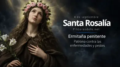 Santa Rosalía de Palermo, virgen ermitaña y santa patrona contra las enfermedades