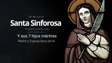 Santa Sinforosa y sus 7 hijos, Mártires: Madre y esposa llena de fe