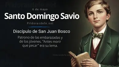Santo del Día: Santo Domingo Savio, el joven santo que eligió morir antes que pecar 🕊️