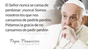 Evangelio del día lunes: ¿Quien es el que está libre de pecados? evangelio de hoy lunes marzo lecturas del dia reflexion papa francisco