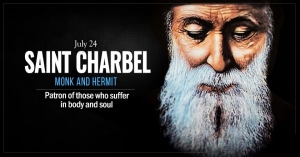 St. Charbel. Monk. Patron of those who suffer in body and soul