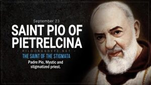 St. Pio of Pietrelcina. Mystic and stigmatized priest.