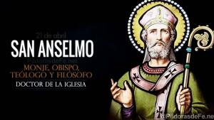 San Anselmo. Monje de Canterbury. Doctor de la Iglesia. Biografía