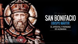 San Bonifacio, Arzobispo de Máinz. Mártir. El Apóstol de Alemania San Bonifacio. Obispo y mártir. El apóstol y patrono de Alemania