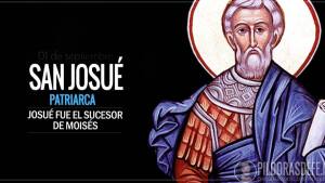 San Josué. Figura bíblica. Patriarca del Antiguo Testamento