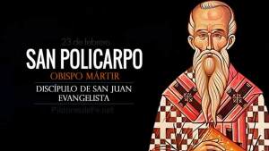 San Policarpo. Padre de la Iglesia. Discípulo de Juan Evangelista