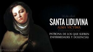 Santa Liduvina. Patrona contra enfermedades crónicas. Biografía