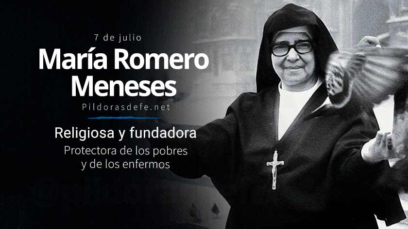 sor maria romero meneses protectora pobres enfermos biografia obras