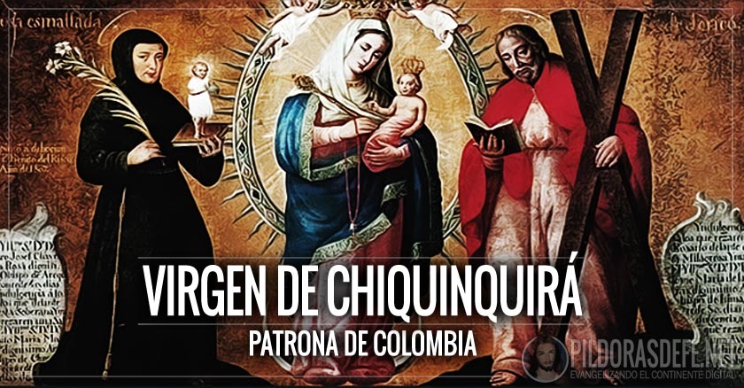 virgen de chiquinquira nuestra senora del rosario patrona de colombia