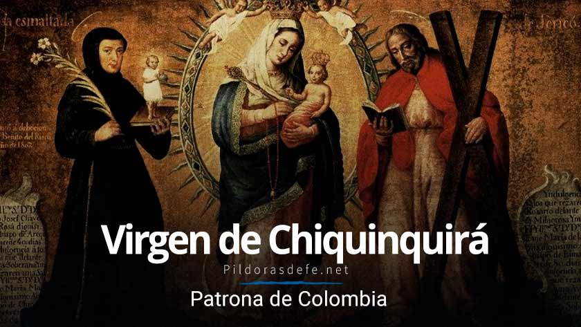 virgen de chiquinquira santa patrona de colombia nuestra senora del rosario de chiquinquira