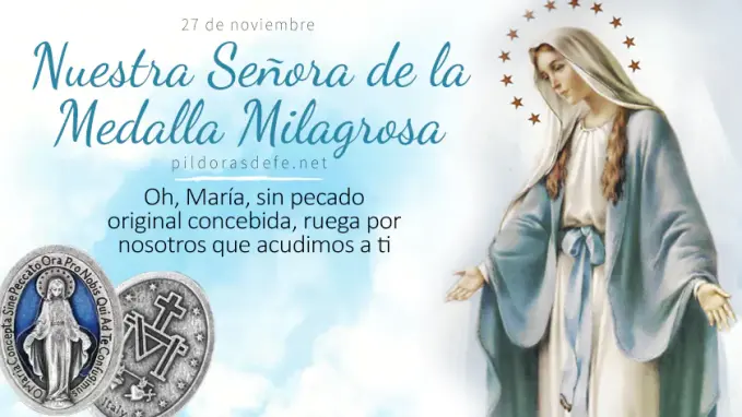 virgen de la medalla milagrosa ruega por nosotros