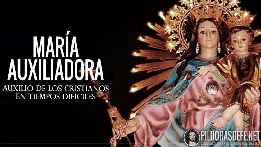 virgen maria auxiliadora el auxilio de todos los cristianos