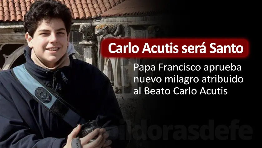 Carlo Acutis sera santo Papa Francisco aprueba milagrowebp
