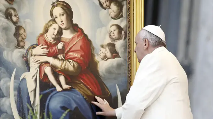 oracion del papa francisco para consagrarse virgen maria inmaculada