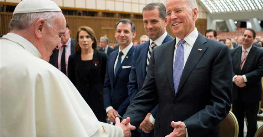 papa fracnisco saluda biden reza paz dignidad estados unidos