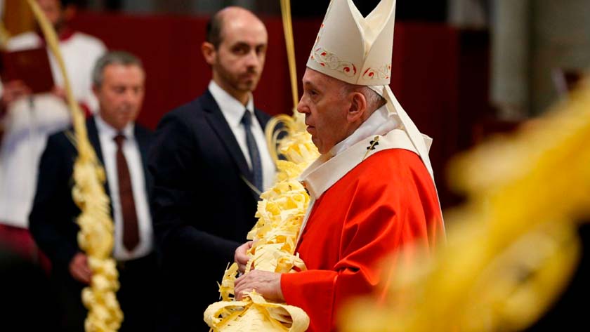 papa francisco celebraciones semana santa pascua  coronavirus covid 