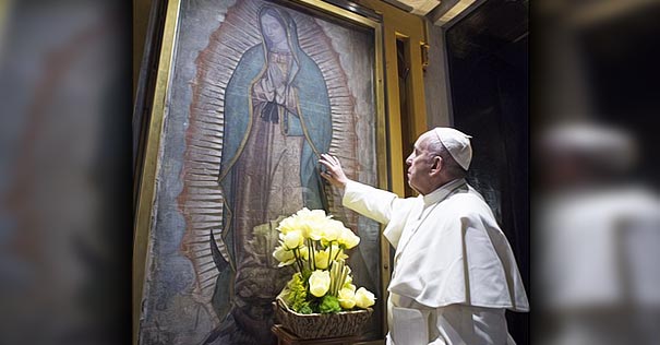 papa francisco cumple deseo rezar virgen guadalupe