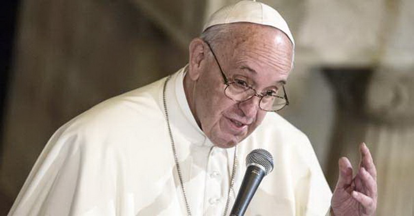 papa francisco discurso microfono venida de jesus fin del mundo