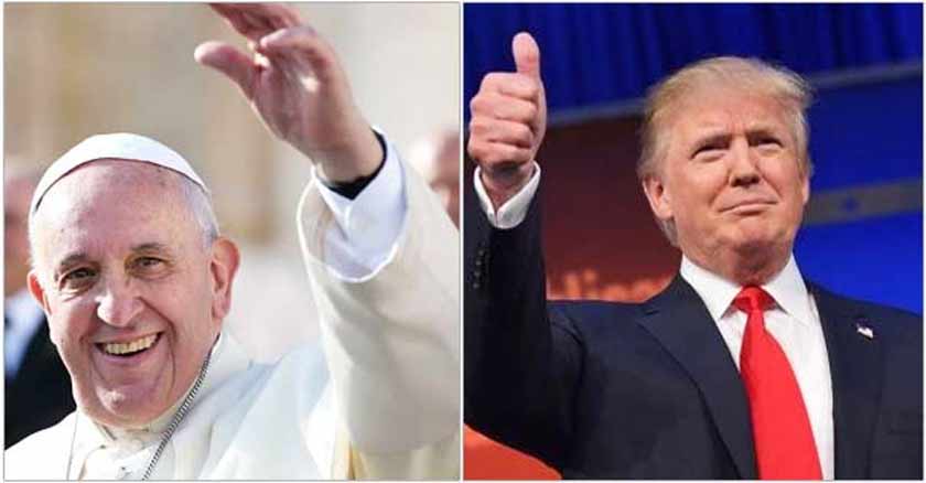 papa francisco envia buenos deseos al presidente de estados unidos donald trump