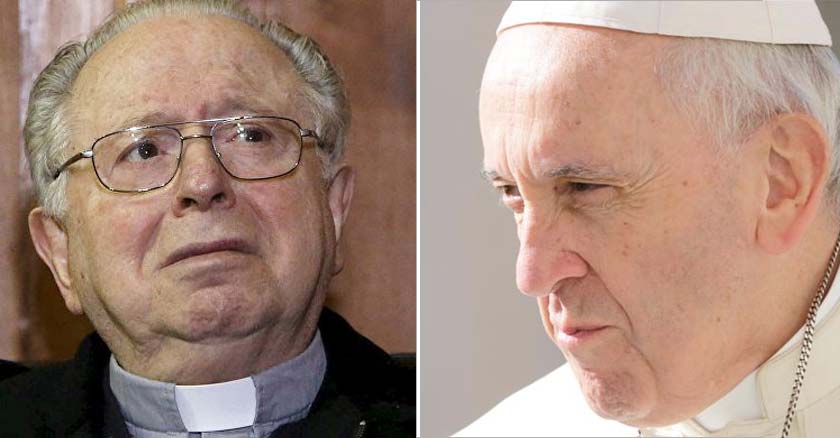 papa francisco mirada penetrante fijo cura abusador fernando karadima chile abuso