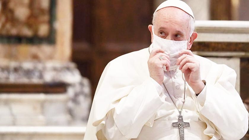 papa francisco obispo de brasil agradecen cercania covid  mascarilla