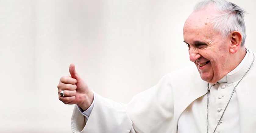 papa francisco ok un corazon alejado de Dios confundira el bien con el mal