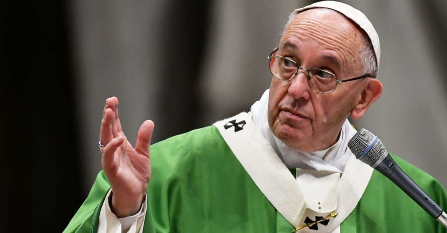 papa francisco pregunta embestidura verde 