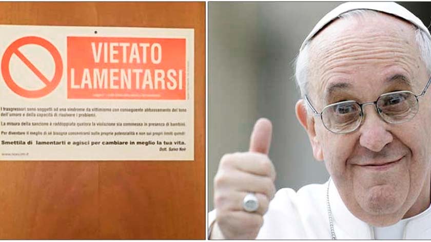 papa francisco prohibido quejarse no debemos exagerar dificultades concentrate en tu potencial