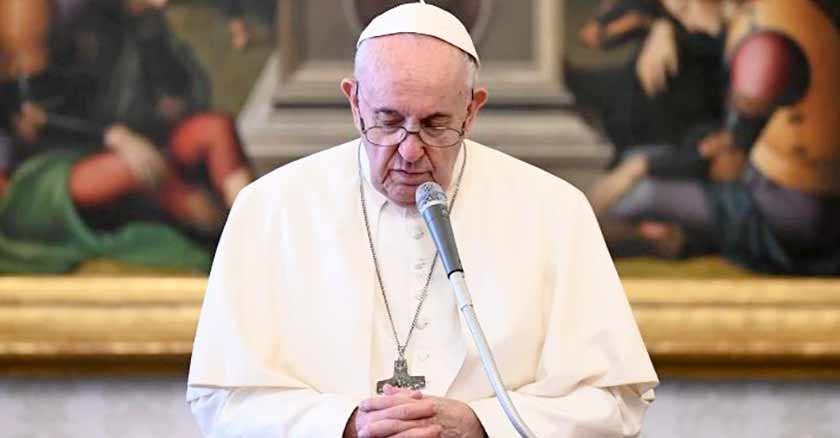 papa francisco sin oracion vida problematica