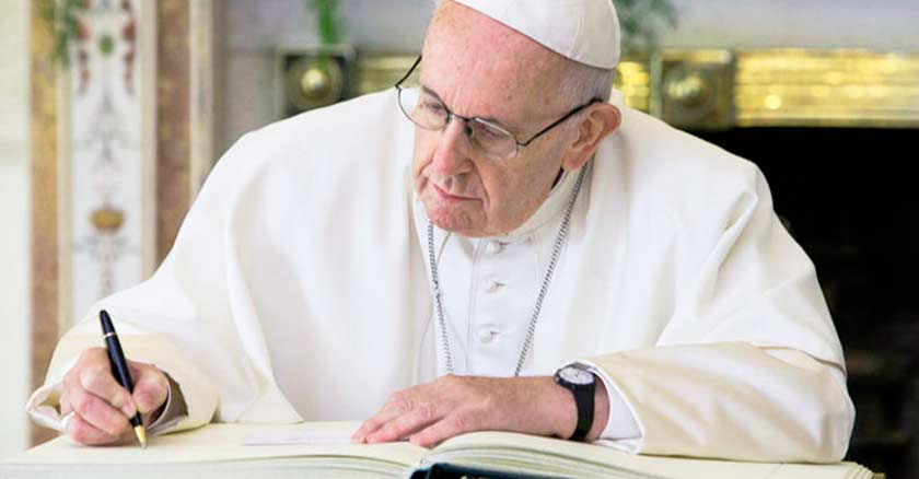 pope francis sign assisi encyclical letter