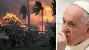 papa francisco rezo por maui hawai