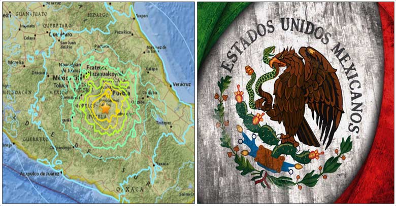 terremoto ciudad de mexico bandera
